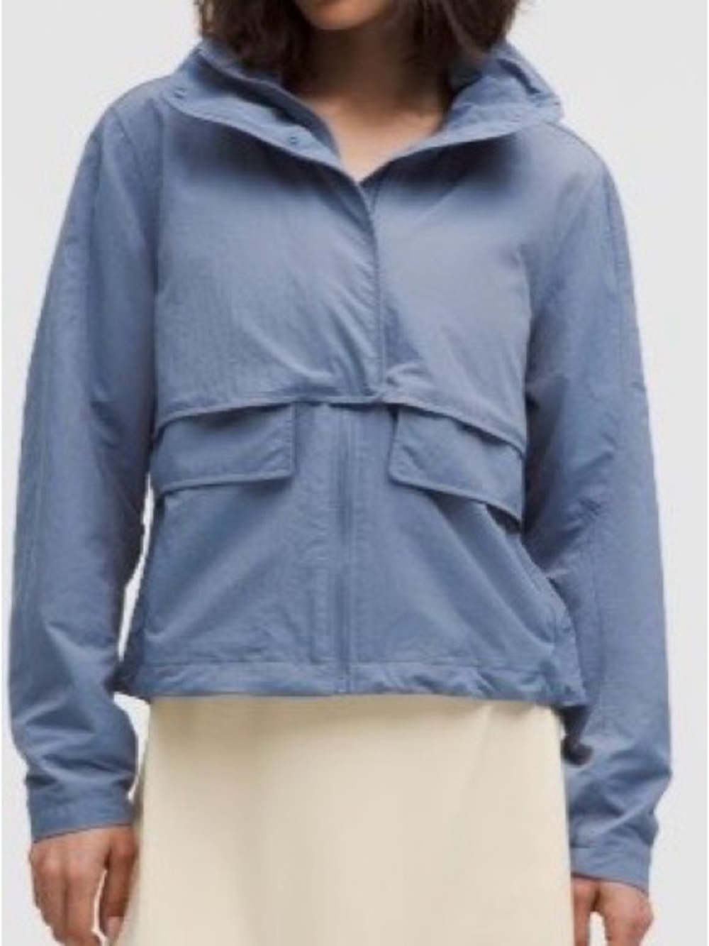 Always effortless jacket Lululemon Light Blue Hooded Windbreaker Jacket - Women